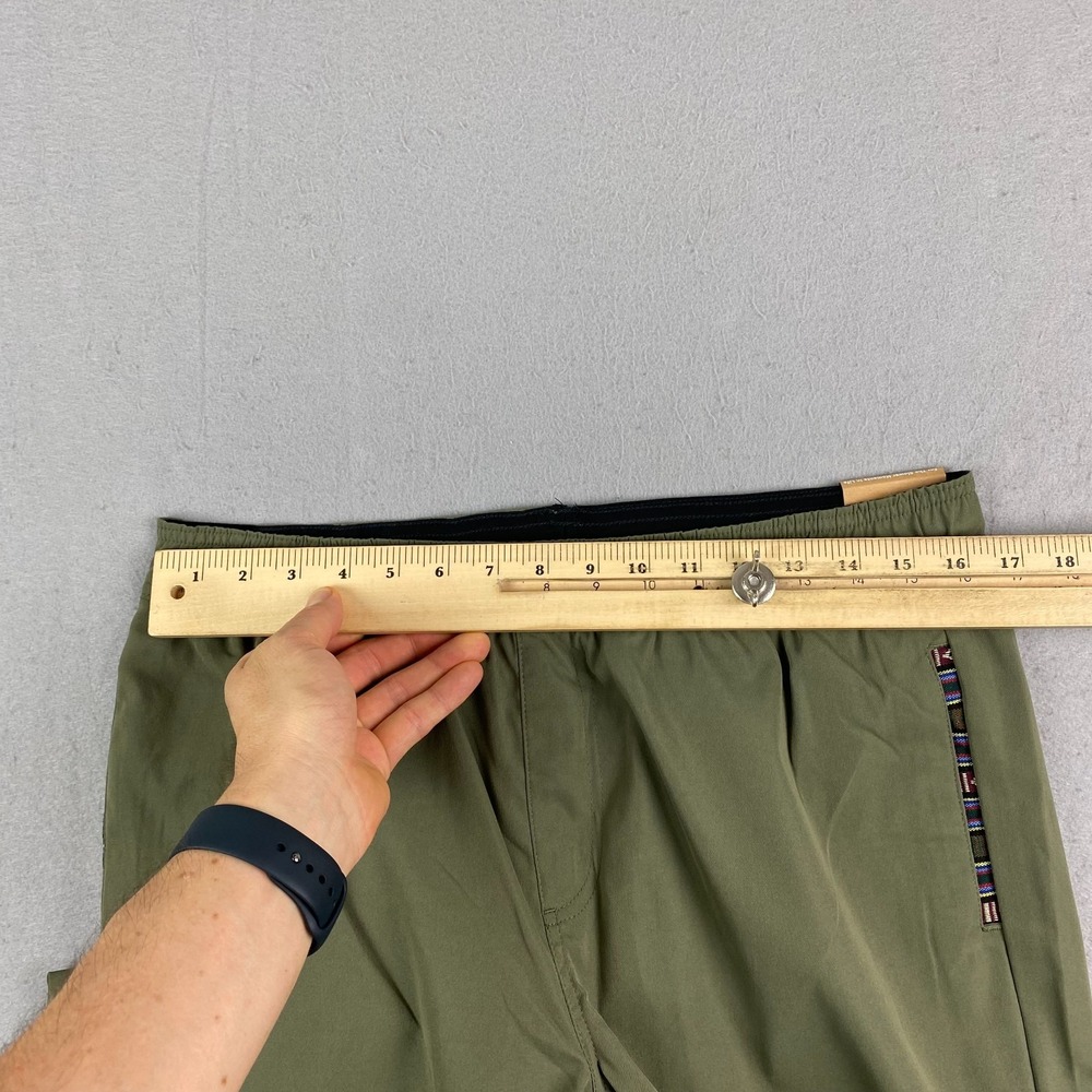 Wowie Sapien Pants Mens Large Stretch Drawstring Tapered Fit Polyester Green NEW - Picture 9 of 12